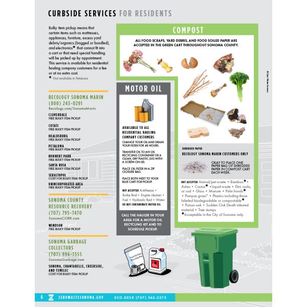 Tips to Keep Your Compostables Cart & Pail Clean - Marin Sanitary Service
